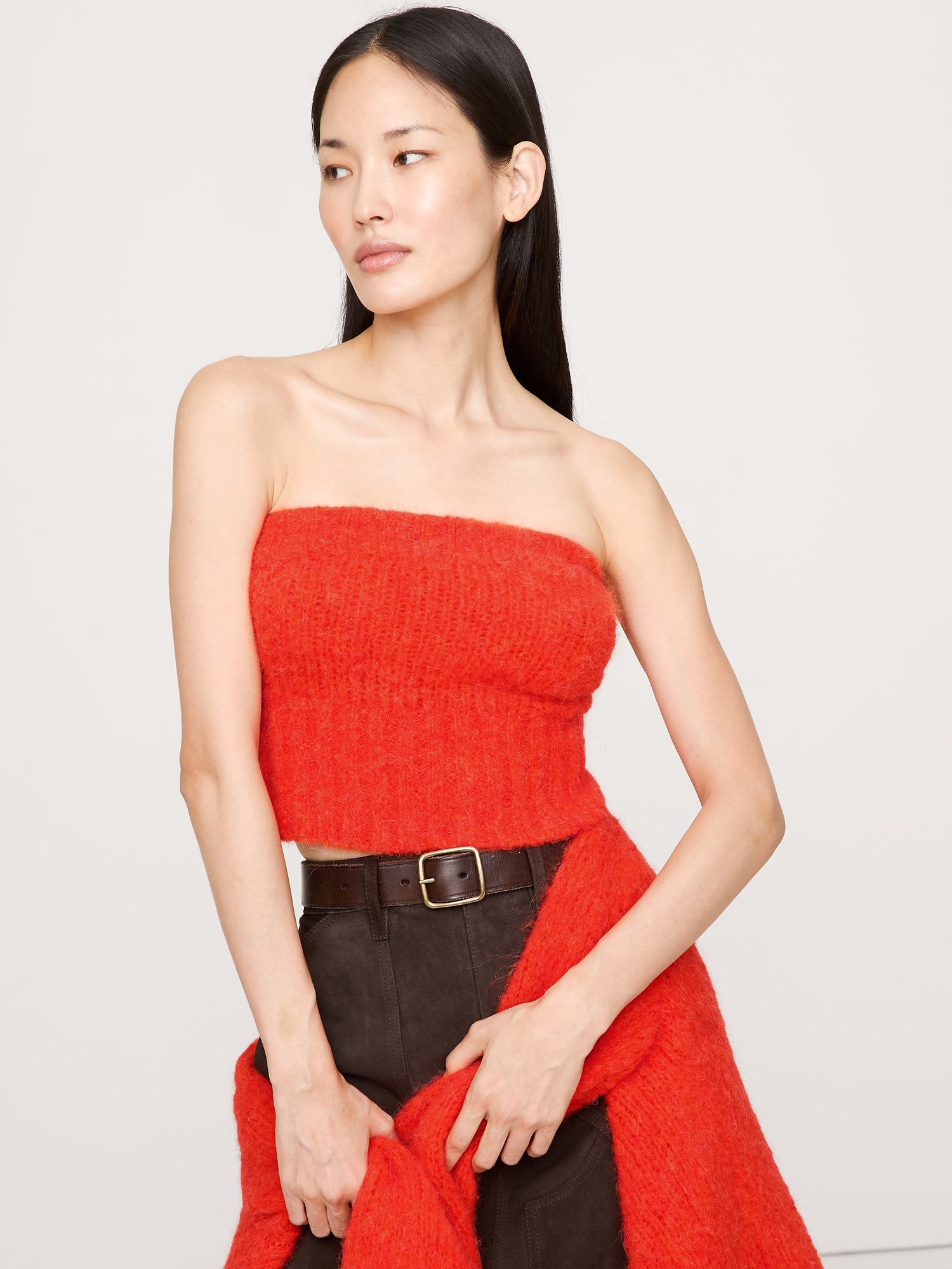 HAUT TUBE EN MÉLANGE D'ALPAGA ITALIEN