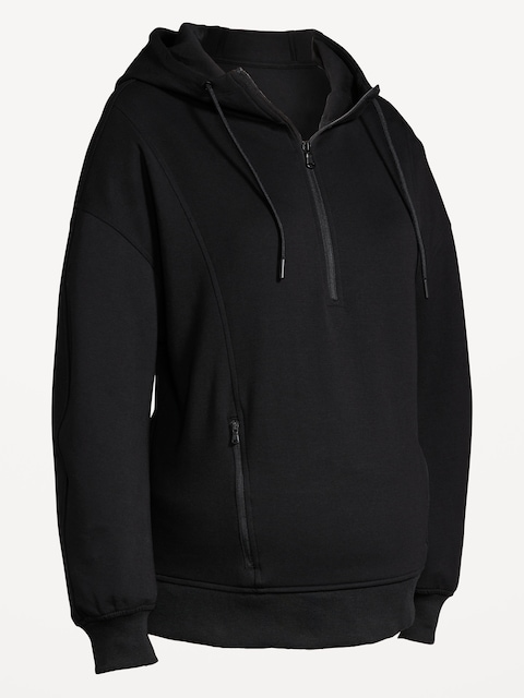 Maternity Dynamic Fleece Half-Zip Hoodie