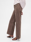 ハイライズ ストライド コーデュロイ ワイドパンツ-2