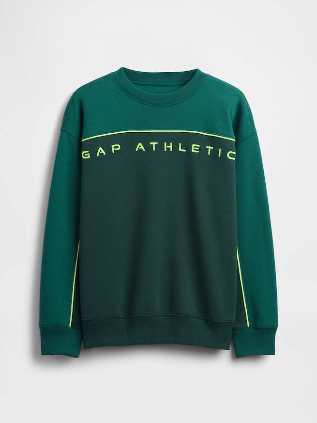 ヴィンテージソフト カラーブロック GAPロゴ スウェットシャツ (キッズ)-1