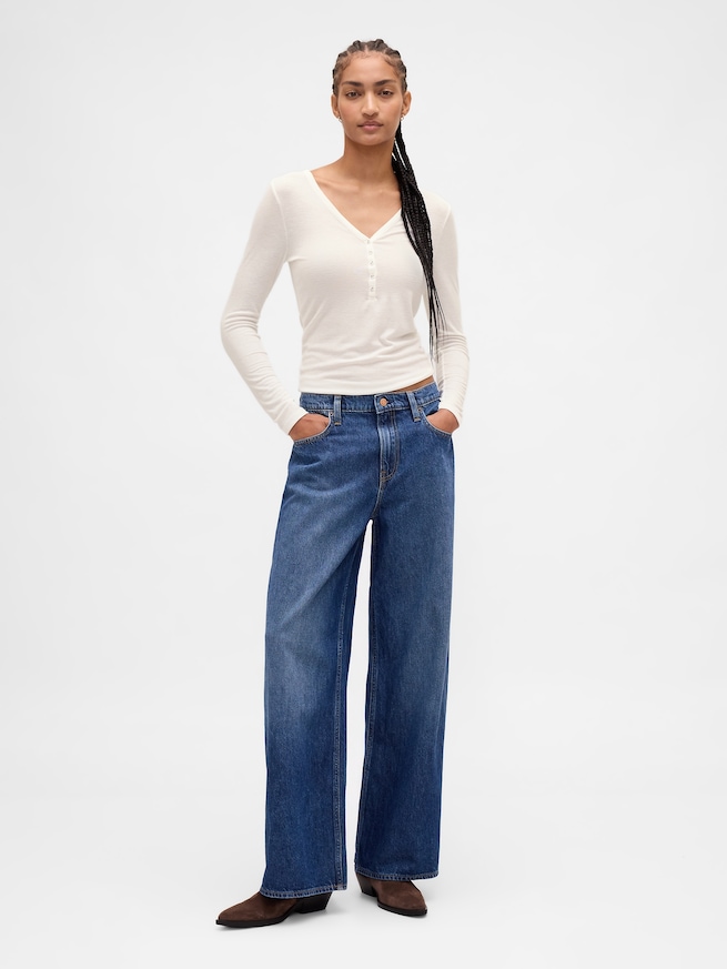 シアー リブTシャツ-1