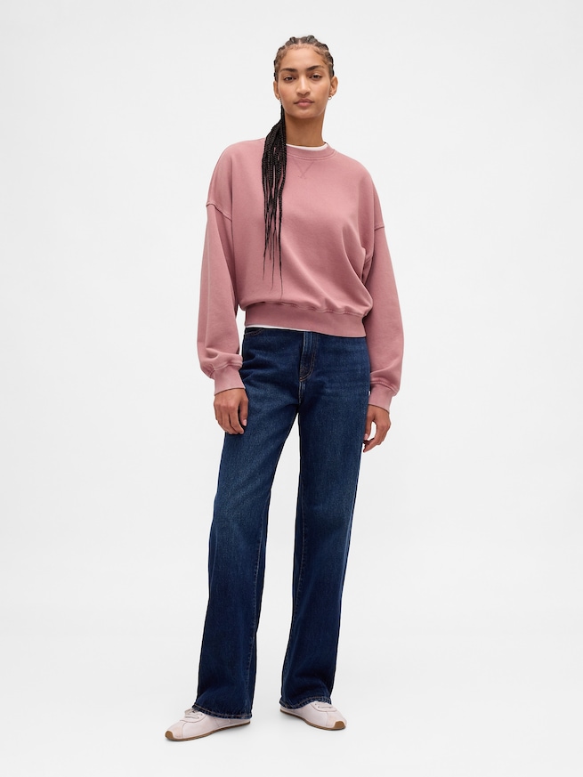 ヘビーウェイト オーバーサイズ フレンチテリー スウェットシャツ-1