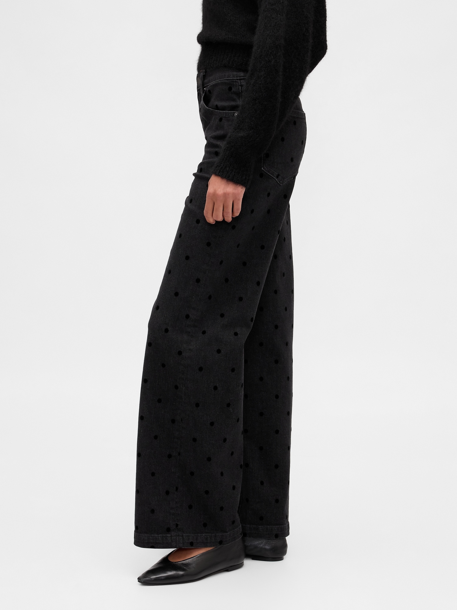 ハイライズ ストライドワイドデニム-2