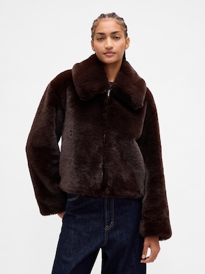 リサイクル リラックスフィット フェイクファージャケット