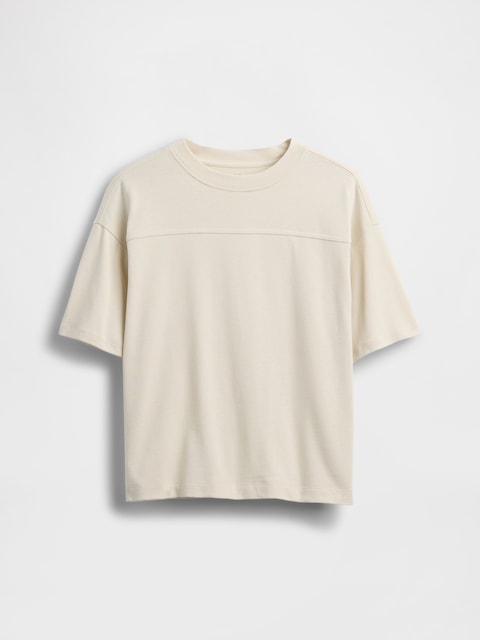 T-SHIRT ÉPAIS À SURPIQÛRES POUR ENFANT