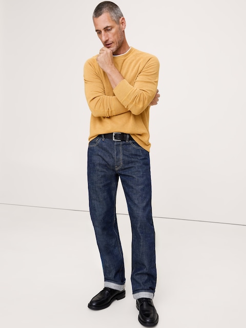 Slub Double-Knit Crew-Neck T-Shirt