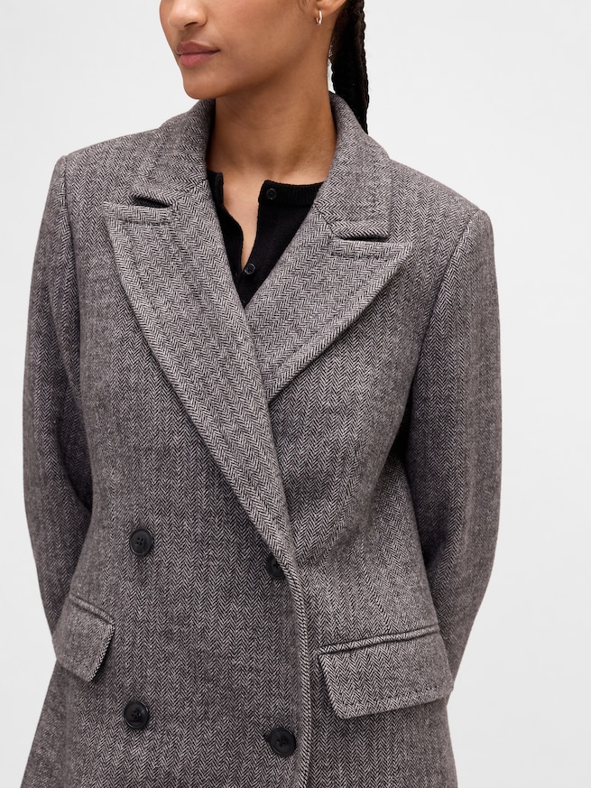 ウールブレンド チェスターフィールド コート-3