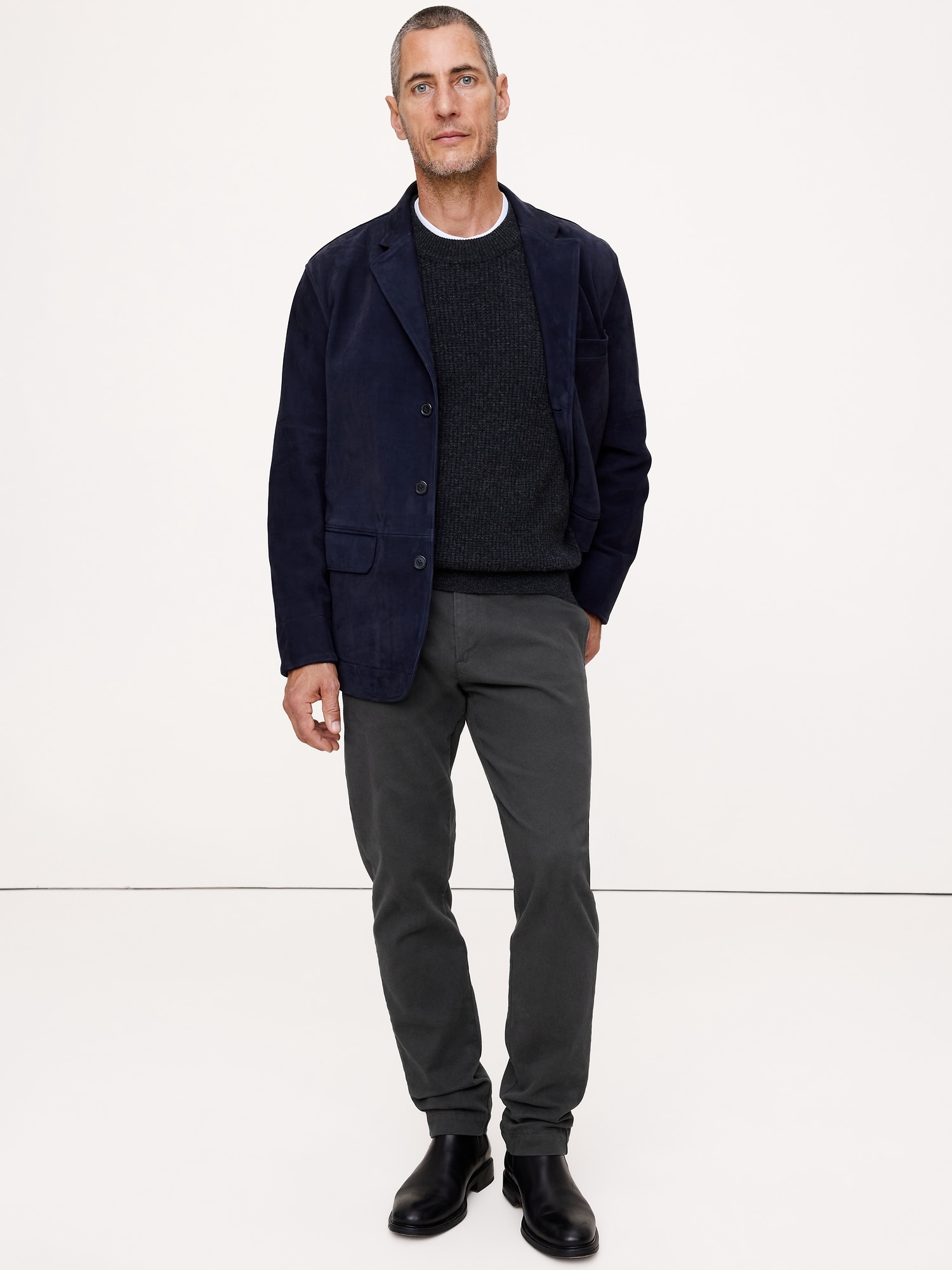 Slim Brushed Traveler Chino