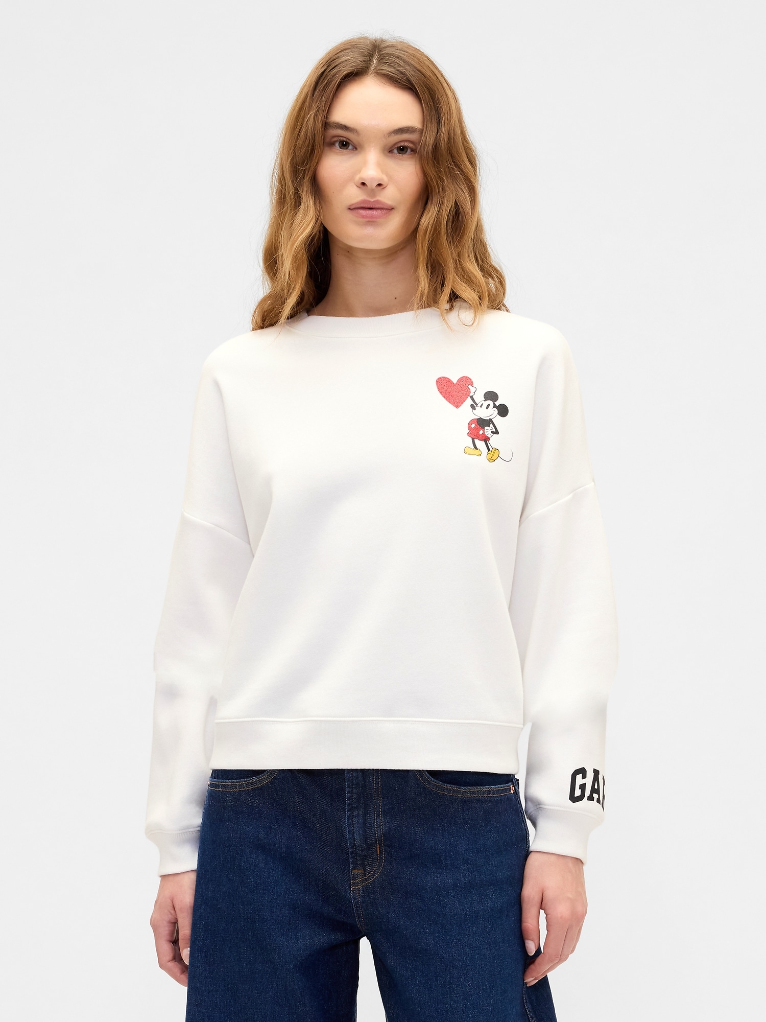 Gap × Disney Oversized Wedge Crewneck Sweatshirt