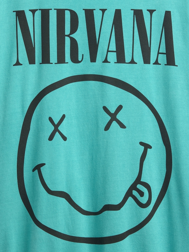 ニルヴァーナ グラフィックTシャツ-3