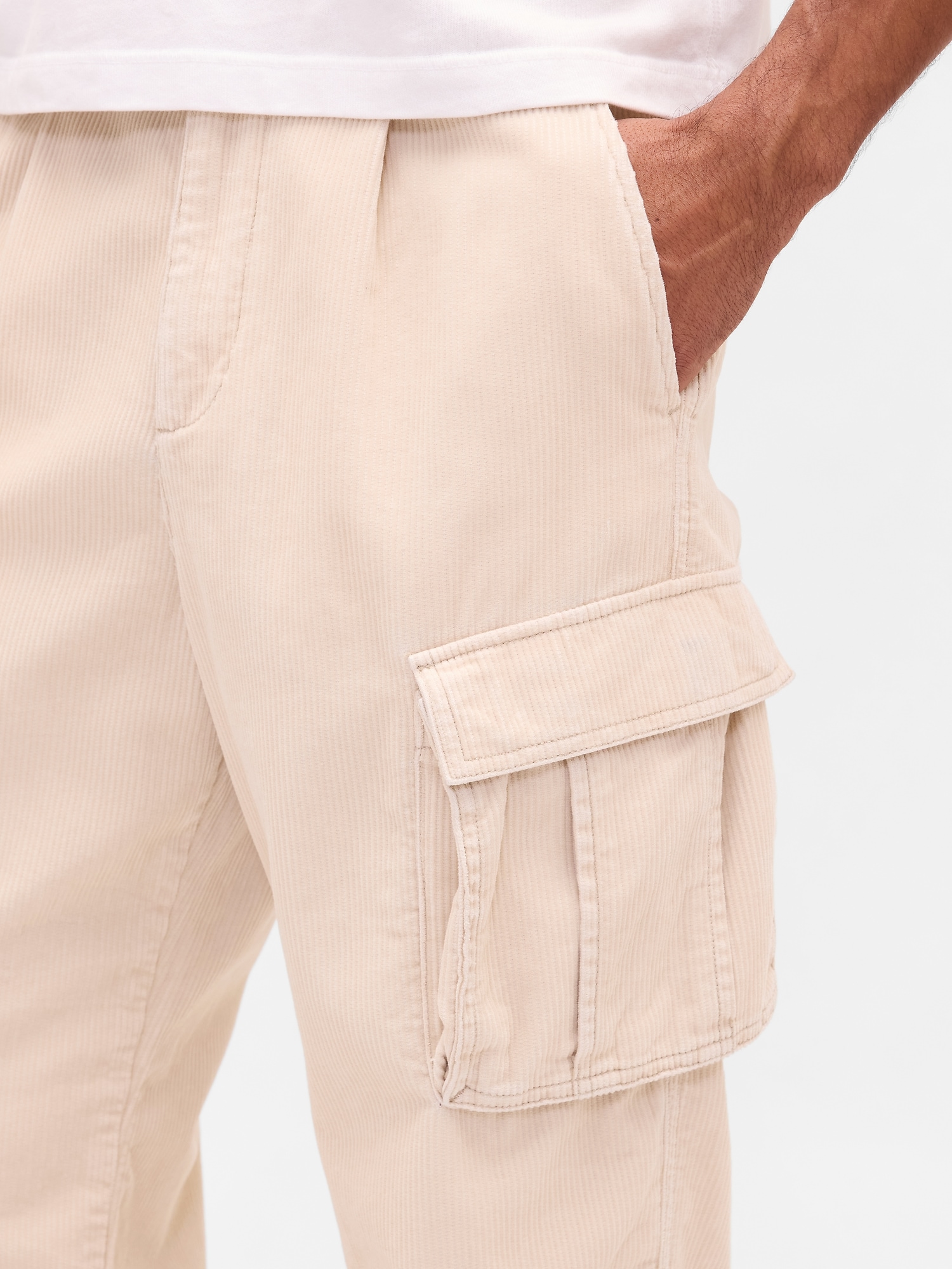 バギー コーデュロイ カーゴパンツ-4