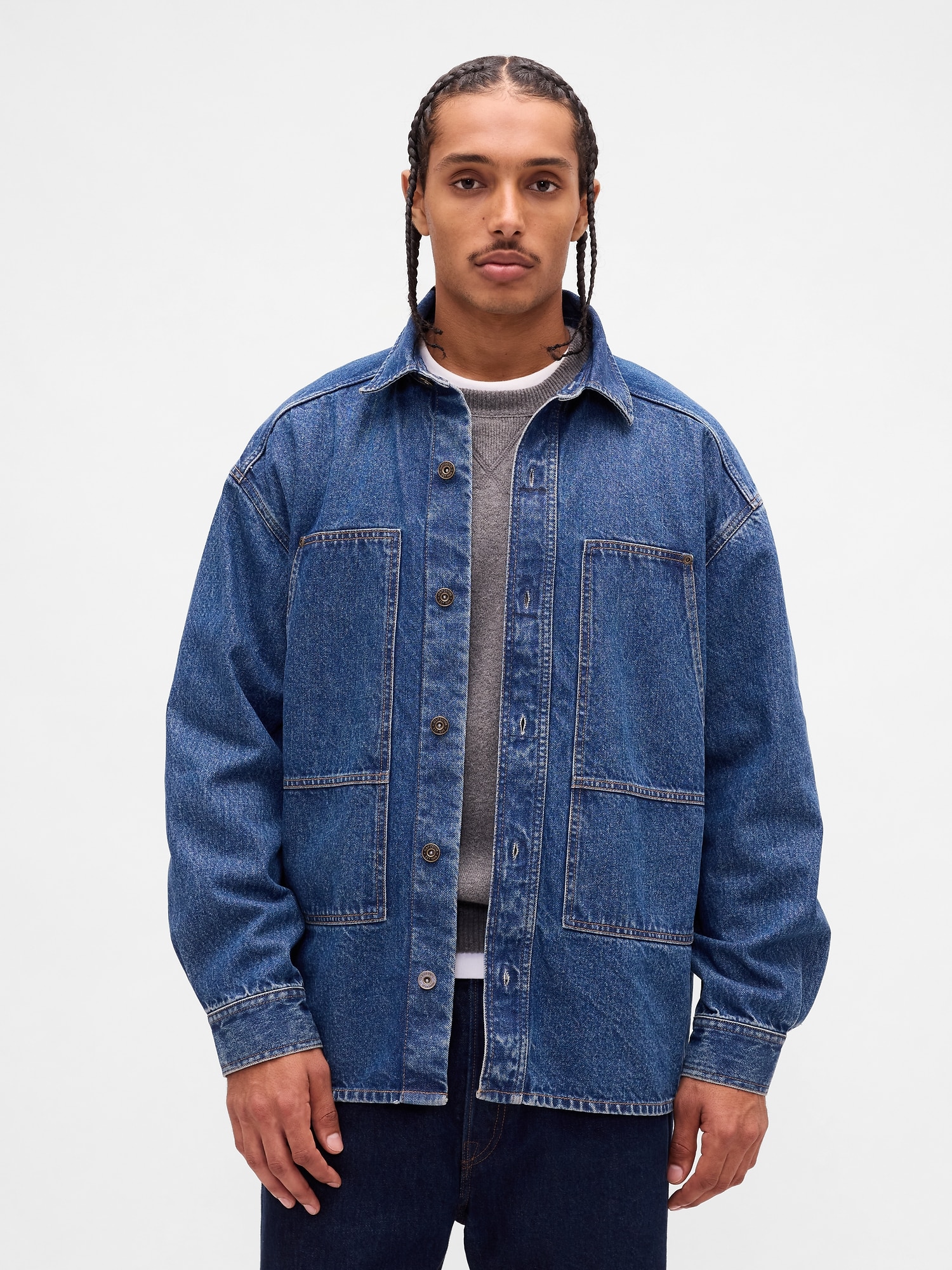 Gap公式オンラインストア | デニム オーバーサイズ ユーティリティ