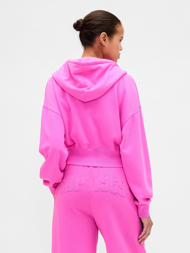 ヴィンテージソフト 1969 GAPロゴ ジップアップパーカー-2