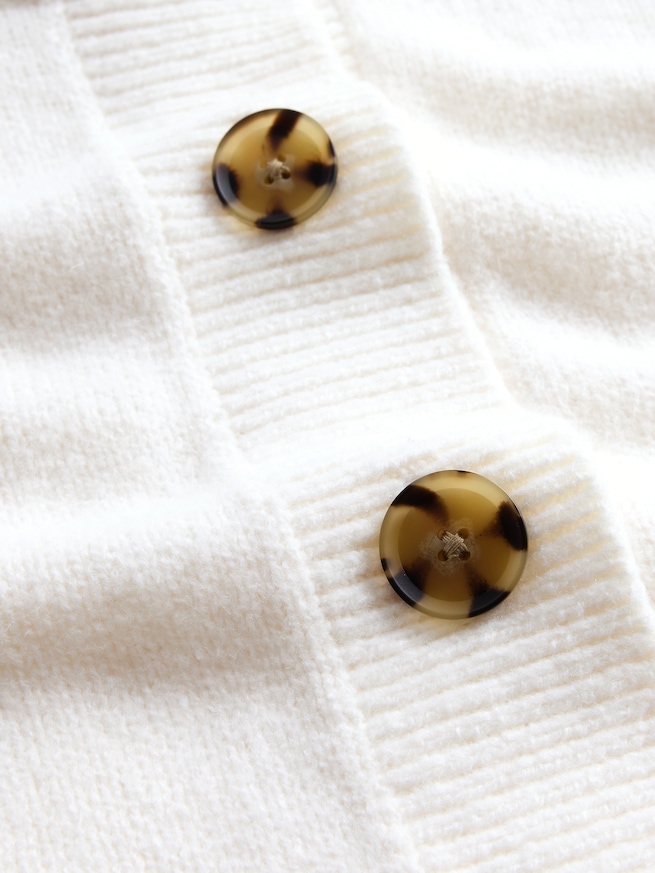 CashSoft カシミヤタッチ オーバーサイズ チャンキー カーディガン-3