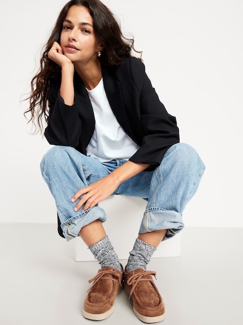 BOTTES DERBY EN SUÉDINE POUR FEMME