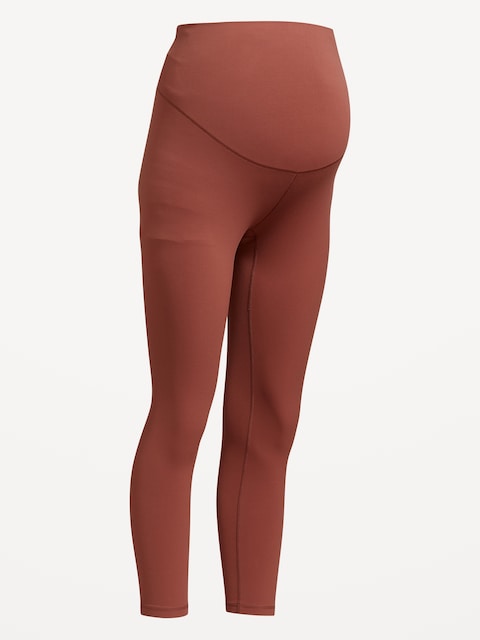 LEGGING STUDIOSMOOTH LONGUEUR 7/8 À PANNEAU COUVRANT DE MATERNITÉ