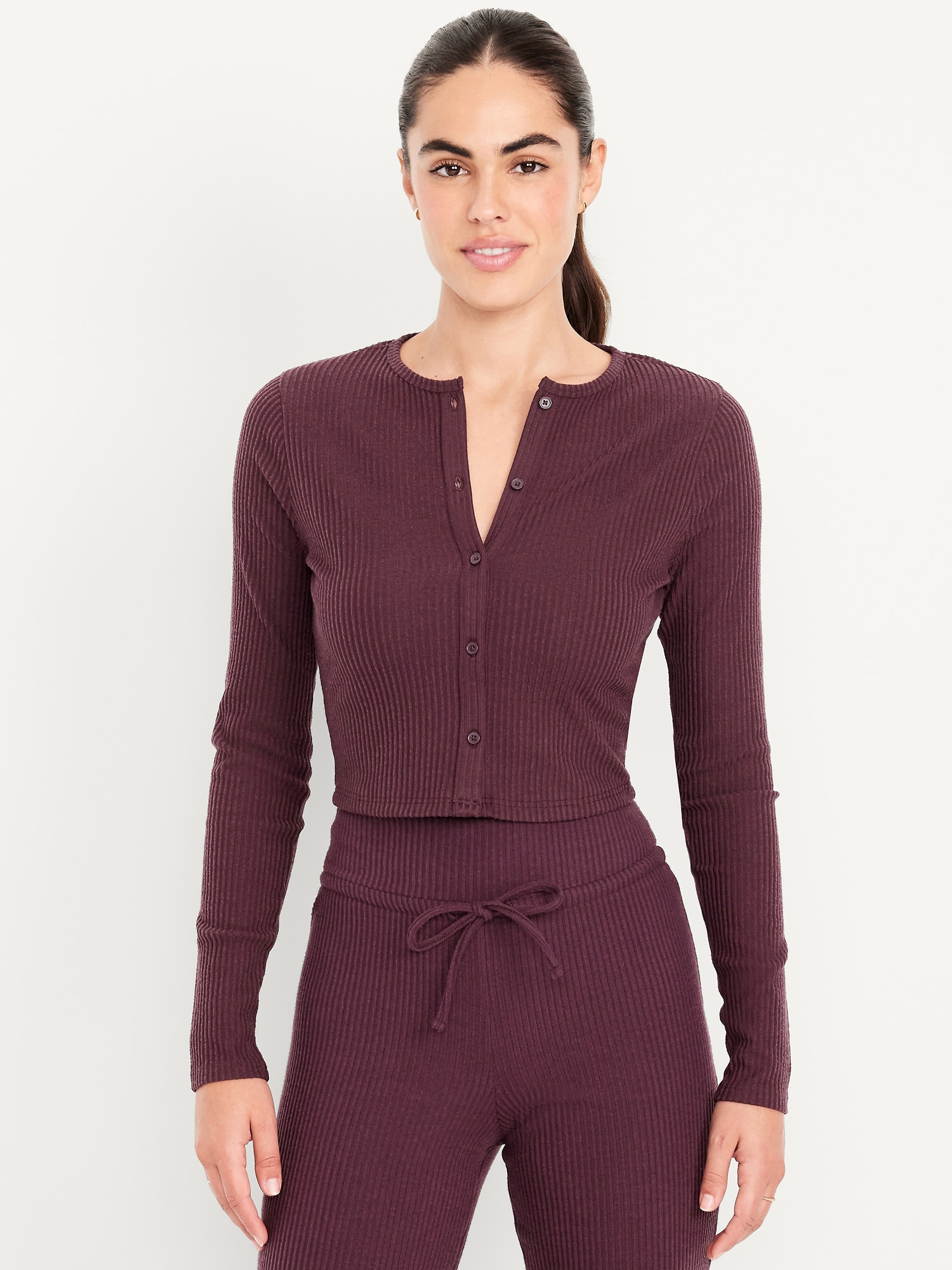 Ribbed Cardigan Sweater
