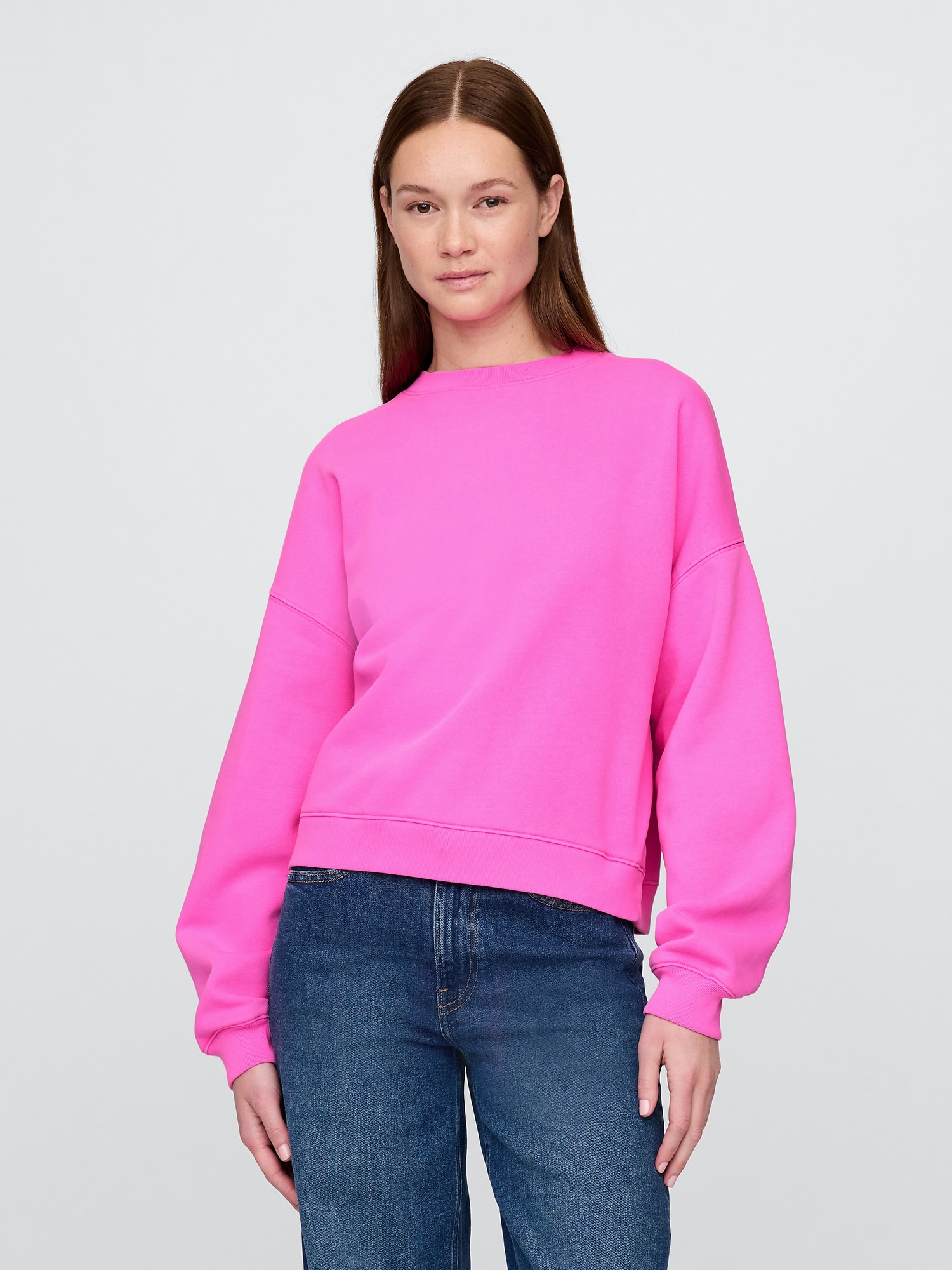 VintageSoft Wedge Crewneck Sweatshirt