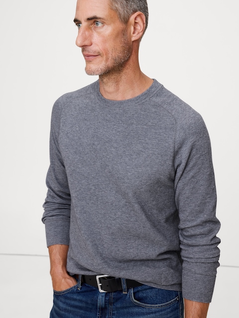 Slub Double-Knit Crew-Neck T-Shirt