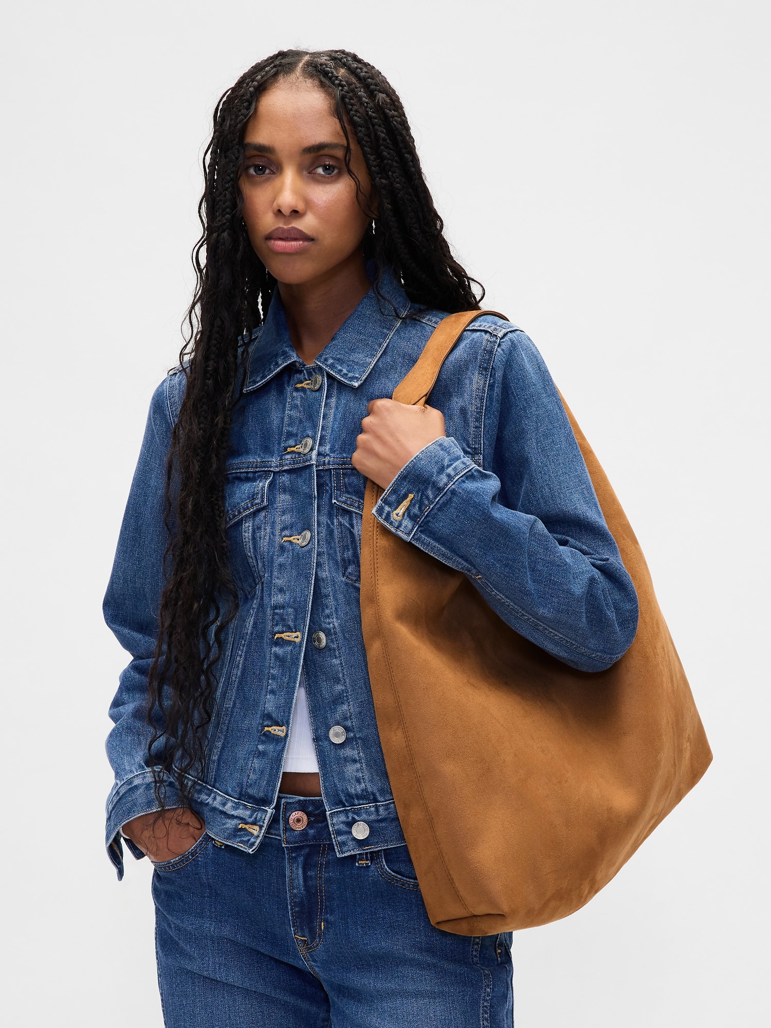 【⭐︎様】GAP ヴィーガンスエード スラウチートートバッグ Gap公式オンラインストア | ヴィーガン スエード スラウチー