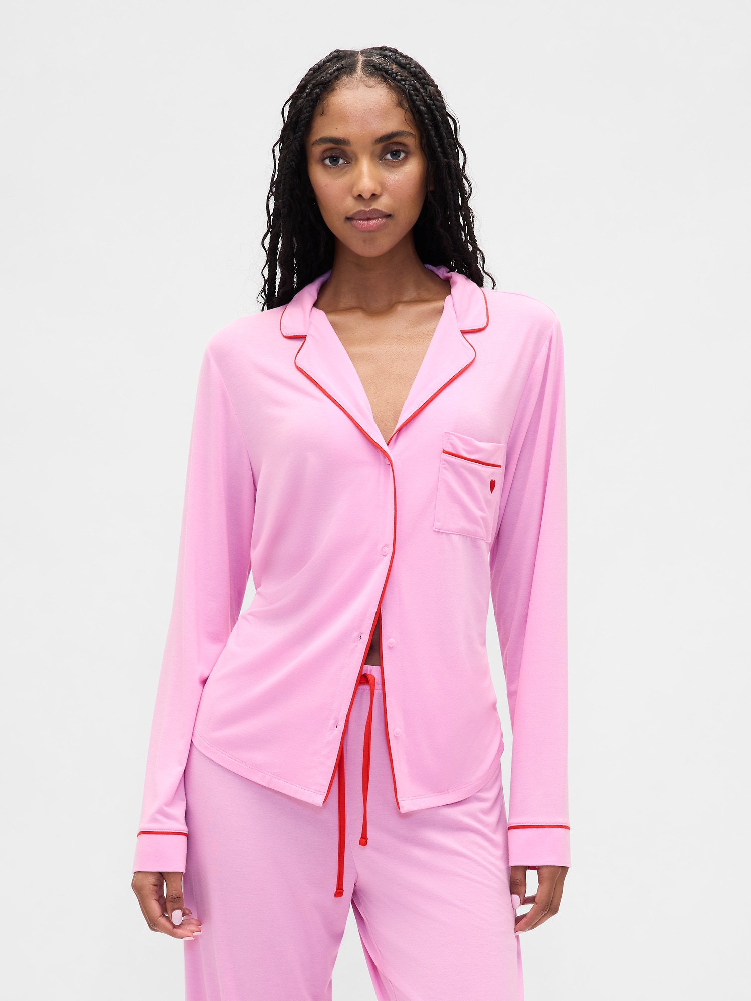 CHEMISIER DE PYJAMA EN MODAL