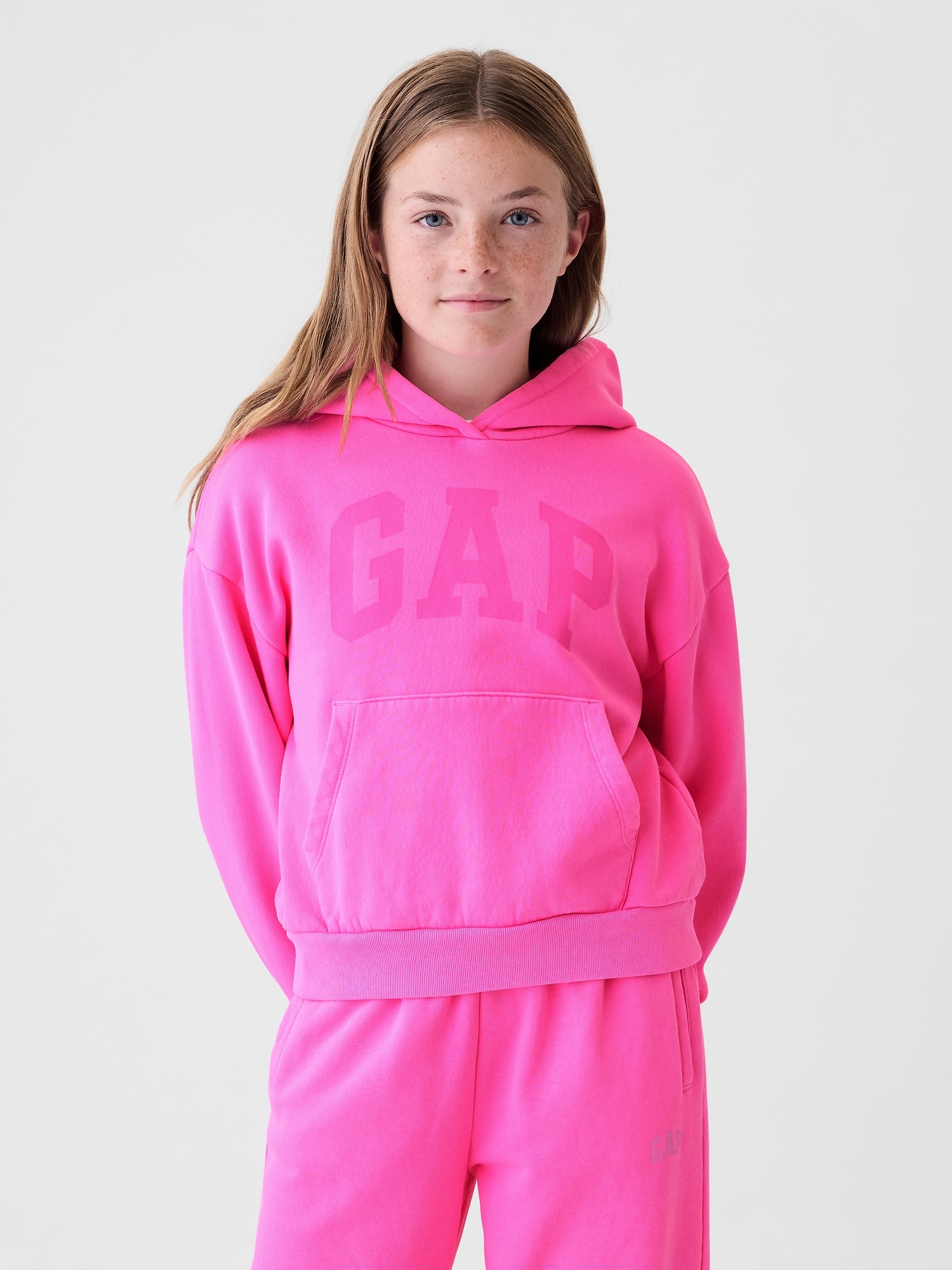 Gap ヴィンテージソフト GAPロゴパーカー (キッズ) Gap ヴィンテージソフト GAPロゴパーカー (キッズ)