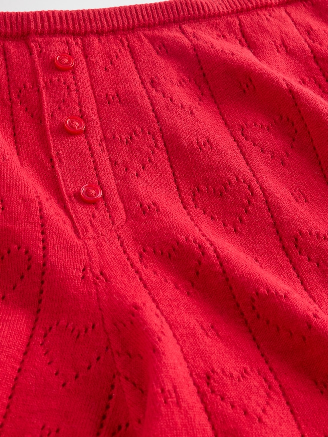 ライトウェイト CashSoft カシミヤタッチ ポインテール ハートパジャマショートパンツ-4