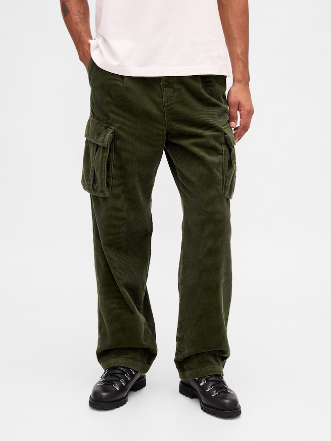 バギー コーデュロイ カーゴパンツ-1