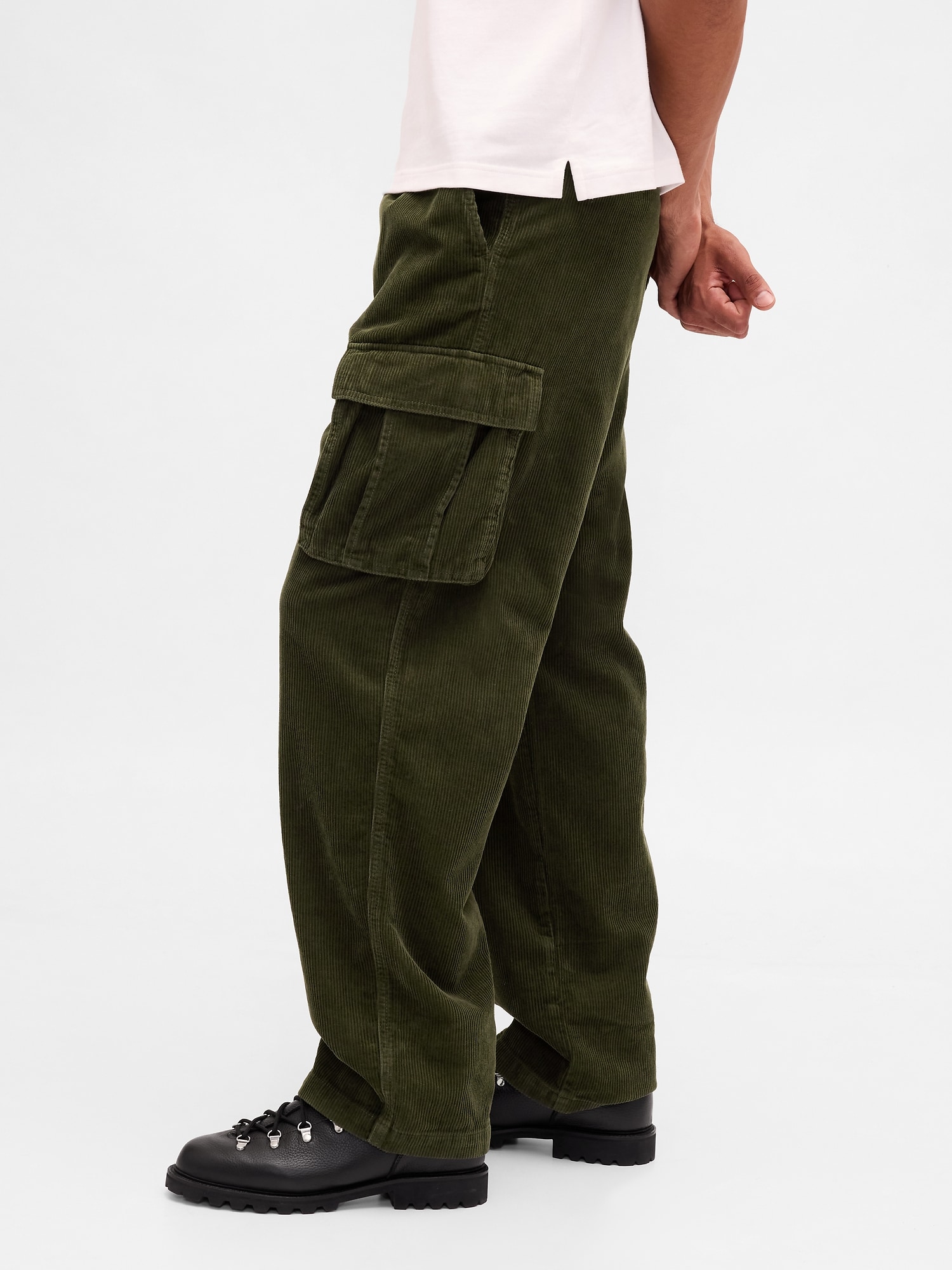 バギー コーデュロイ カーゴパンツ-2