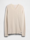 リラックスフィット Vネックセーター-4