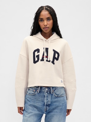 オーバーサイズ バレルスリーブ GAPロゴパーカー