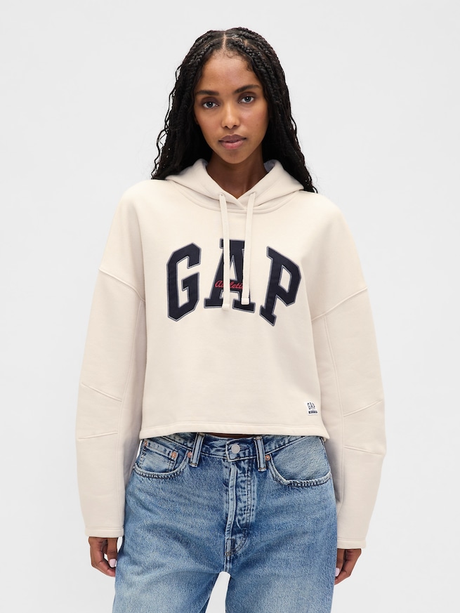 オーバーサイズ バレルスリーブ GAPロゴパーカー-0