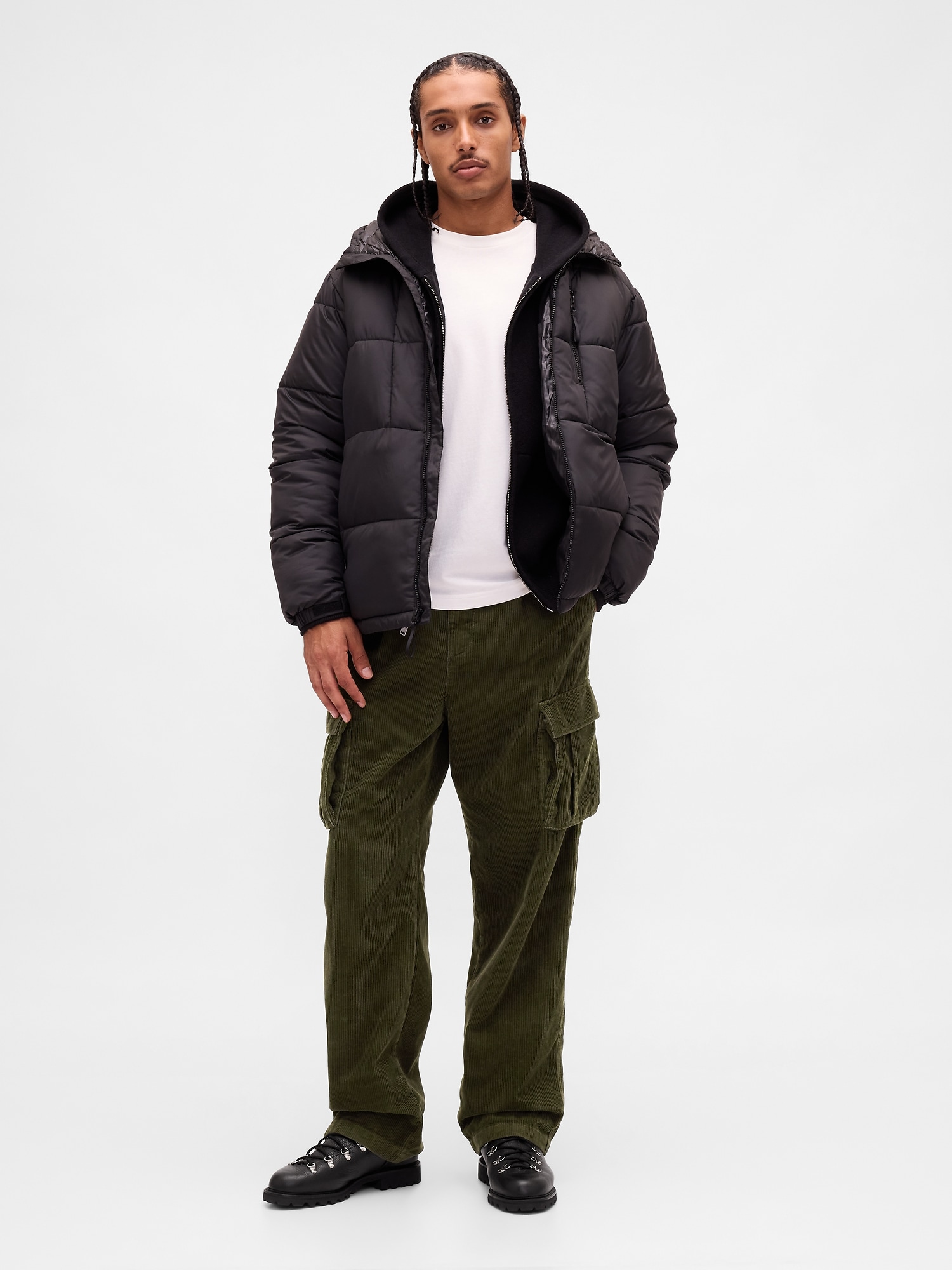 バギー コーデュロイ カーゴパンツ-0