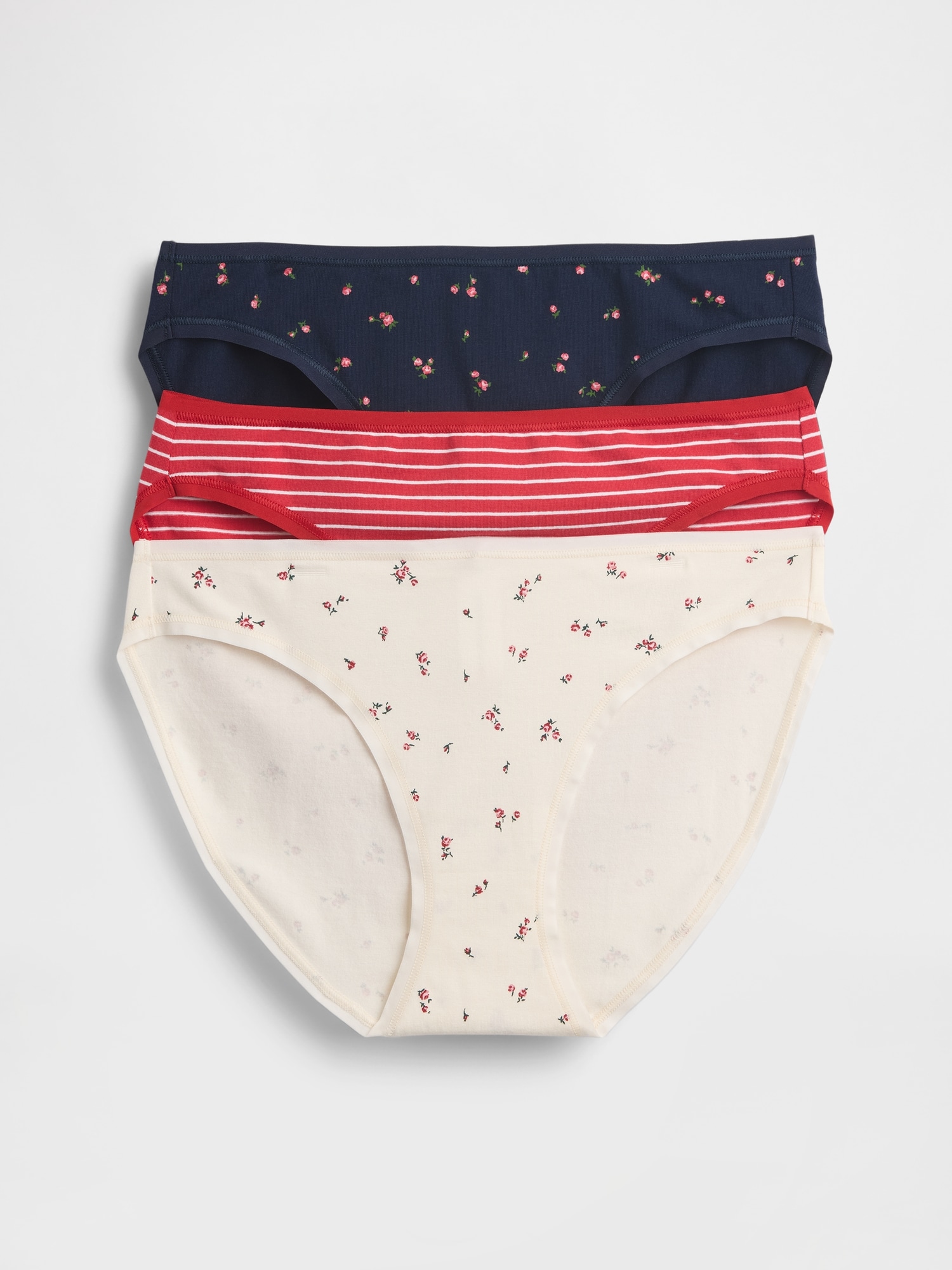 Organic Stretch Cotton Bikini (3-Pack)