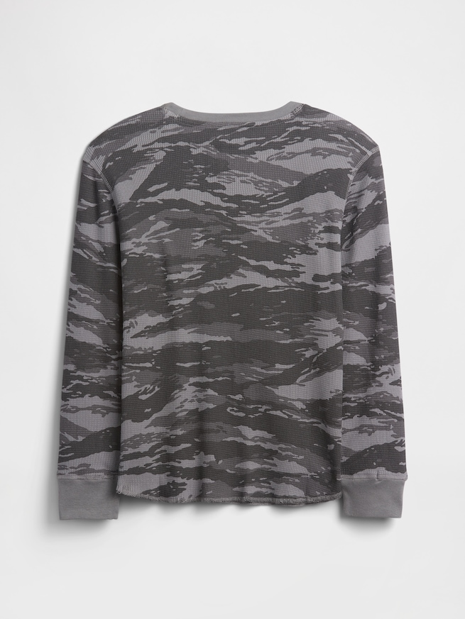 ワッフルニットTシャツ (キッズ)-1