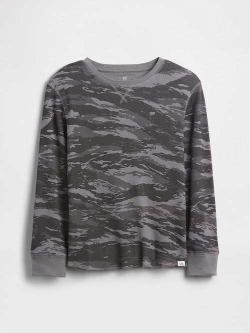 ワッフルニットTシャツ (キッズ)