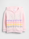 babyGap GAPロゴ ジップアップパーカー-0