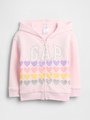 babyGap GAPロゴ ジップアップパーカー