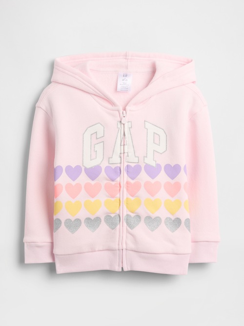 babyGap GAPロゴ ジップアップパーカー