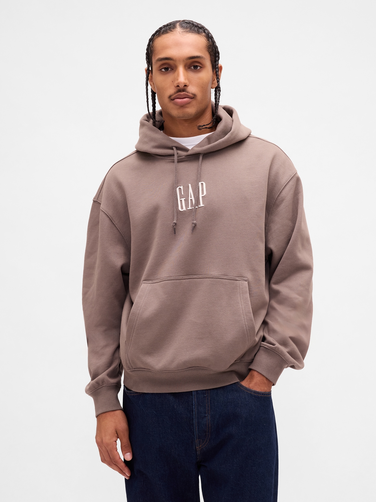Adult Heavyweight Oversized Logo Hoodie