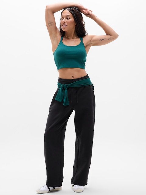 Forever Fleece Mid Rise Barrel Pant