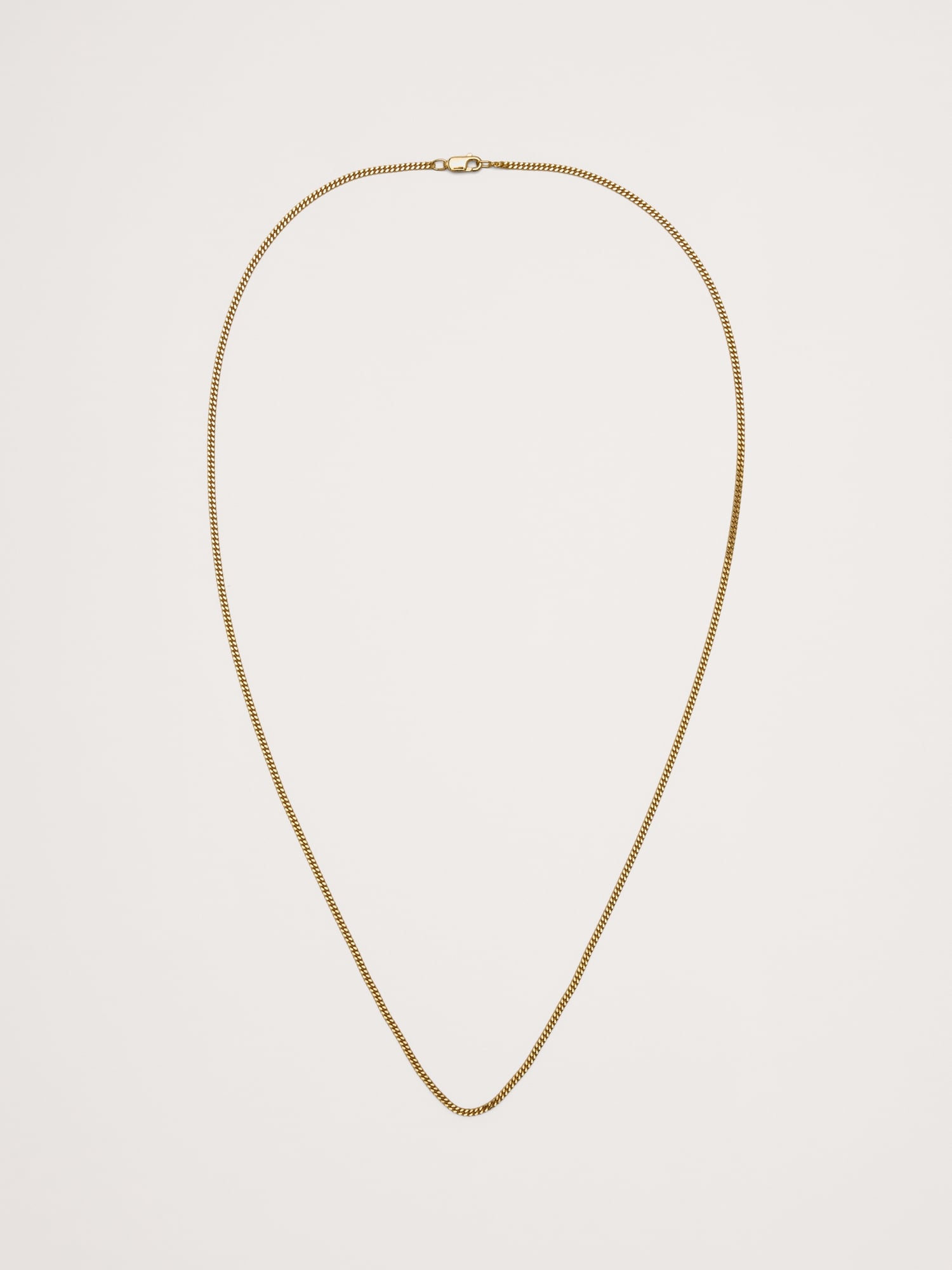 2mm Gold Vermeil Cuban Chain Necklace by Miansai
