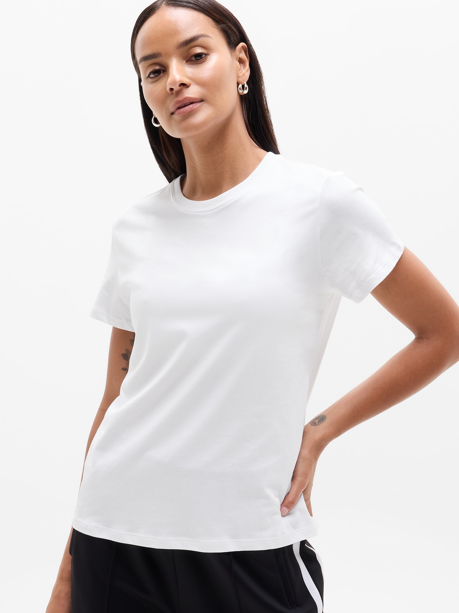 L'Appartement  GENTLEWOMAN SHIRT ホワイト ELEGANT SHIRT(POPLIN)（シャツ／ブラウス）｜L'Appartement