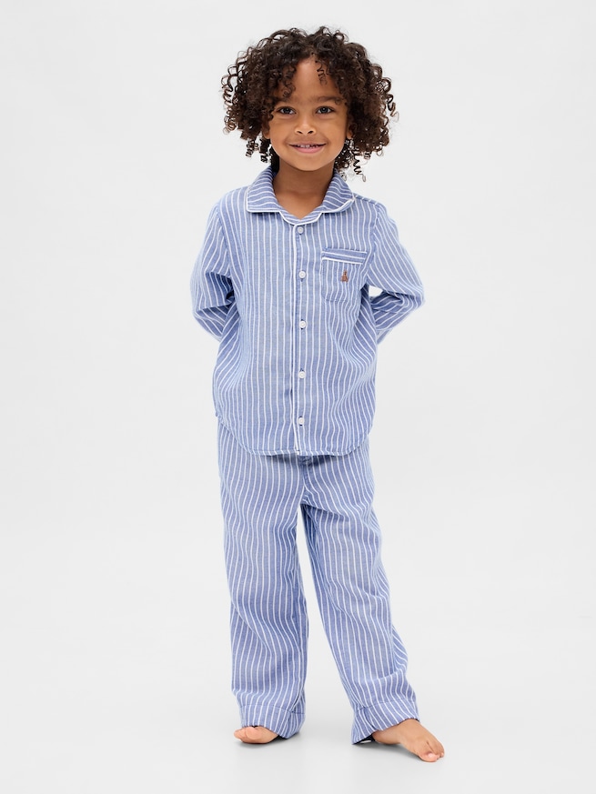 リサイクル フランネル パジャマセット (幼児・ベビー)-3