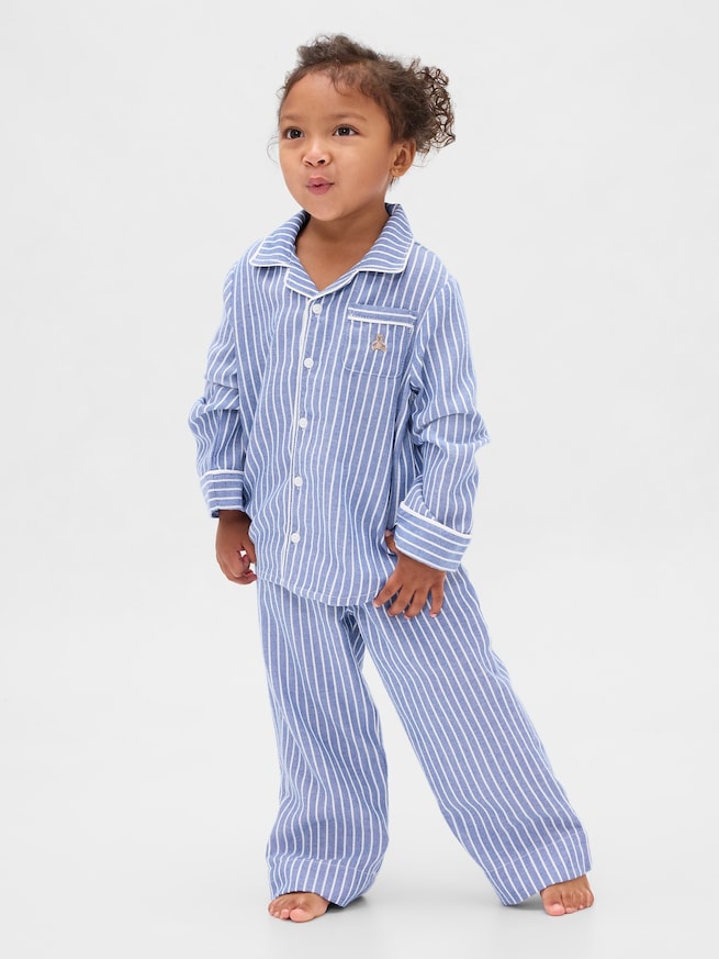 リサイクル フランネル パジャマセット (幼児・ベビー)-2