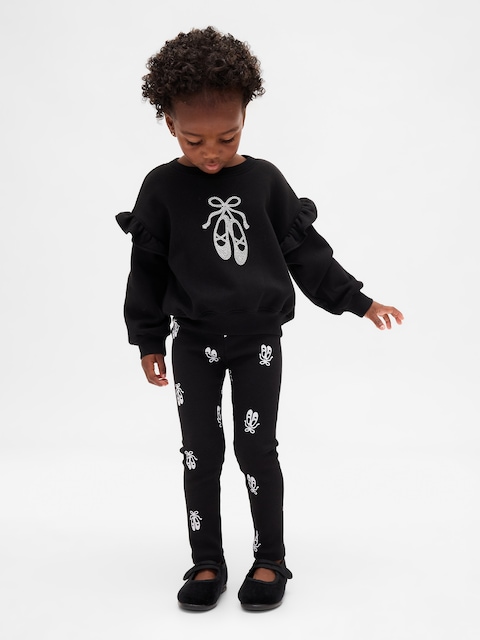 ENSEMBLE AVEC CHANDAIL ET LEGGING EN COTON OUATÉ POUR BÉBÉ ET TOUT-PETIT