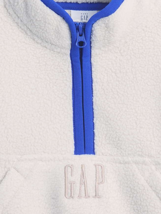 ボア ハーフジップ プルオーバー (幼児・ベビー)-3