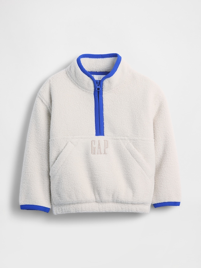 ボア ハーフジップ プルオーバー (幼児・ベビー)-1