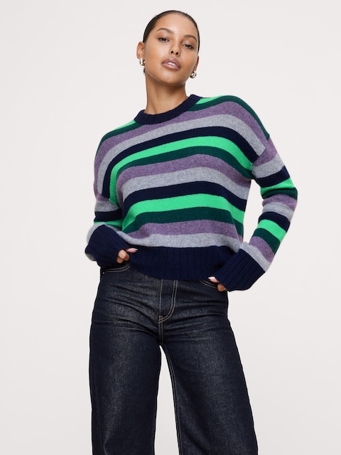 Midweight Cashmere Crew-Neck Sweater