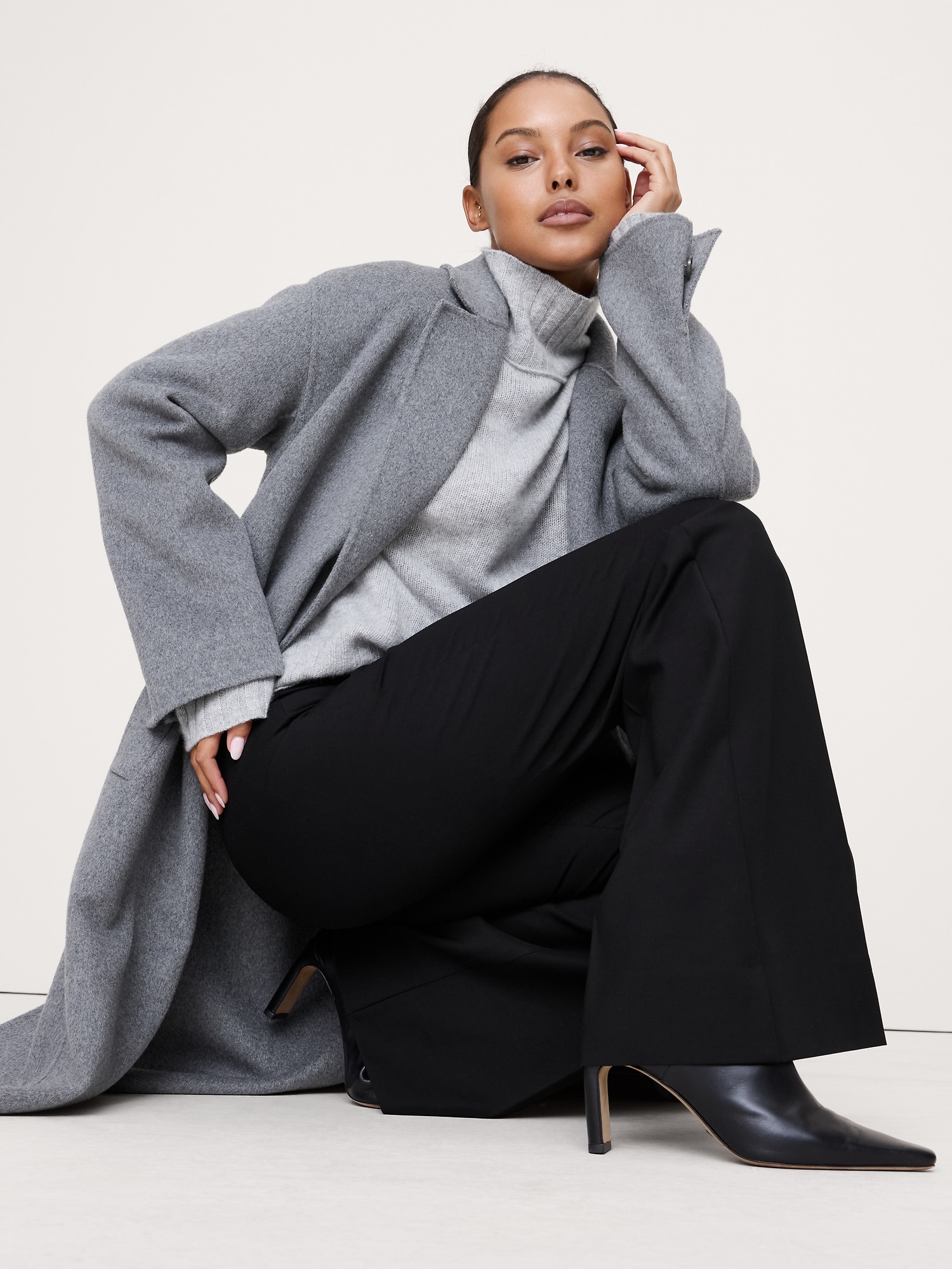 High-Rise Modern Flare City Stretch Pant